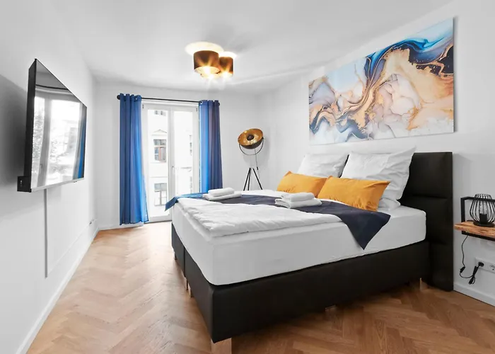 Luxus Im Zentrum Für 6 Personen! 3 Zimmer, Balkon, Wlan, Parkplatz Apartamento Dresde
